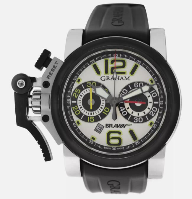 Review Replica Watch Graham Chrono Fighter Oversize Brown GP Limited Edition 2BROV.W01A